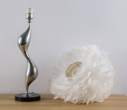 Bordlampe Blanche 43x69cm hvid - Image 3