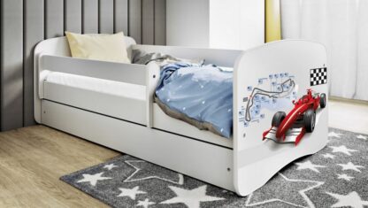 Børnesenge Med Madras Og Opbevaringskasse Formula 160x80cm  møbelplade - Image 3